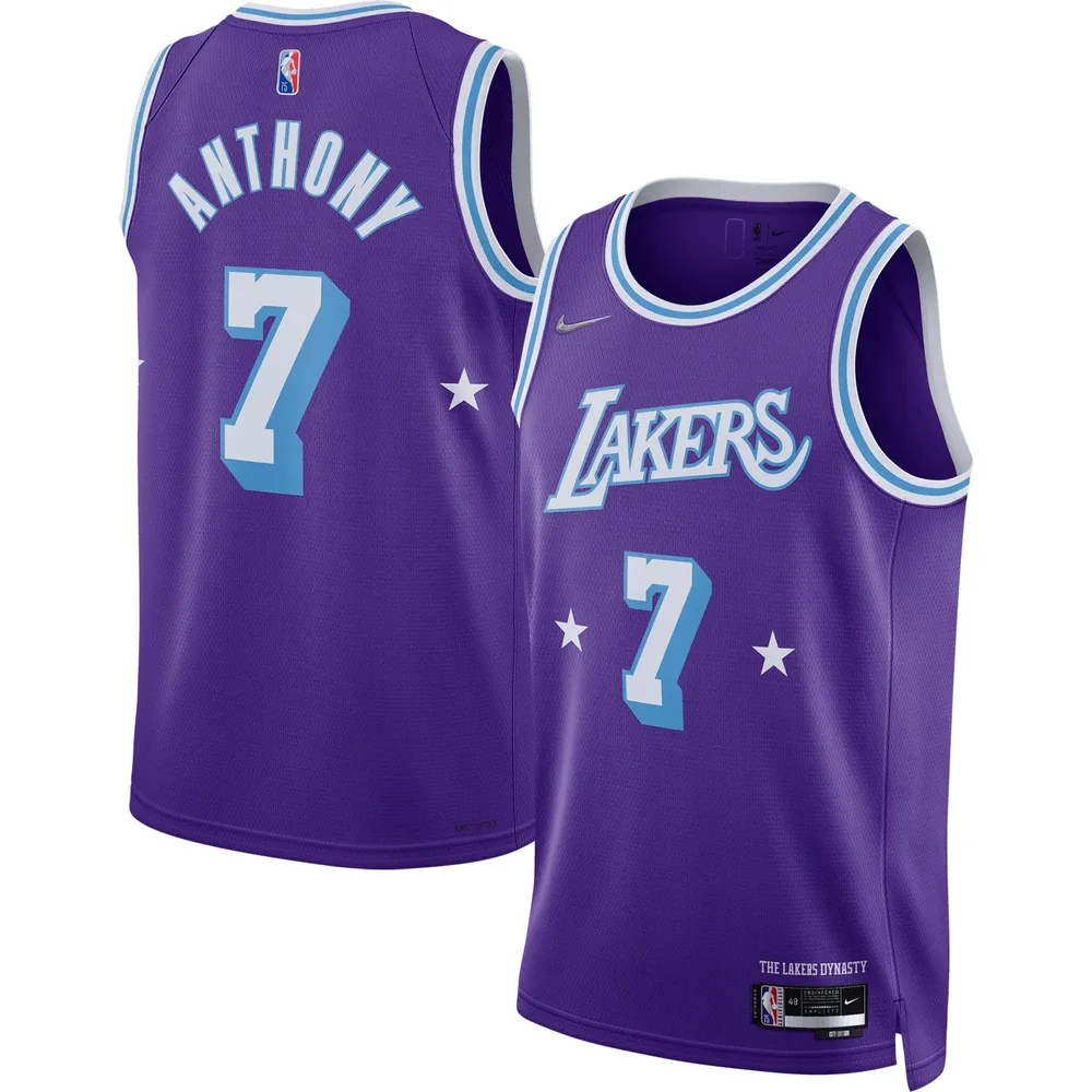 Nike Men's Nike Carmelo Anthony Purple Los Angeles Lakers 2021/22 Swingman  Jersey - City Edition