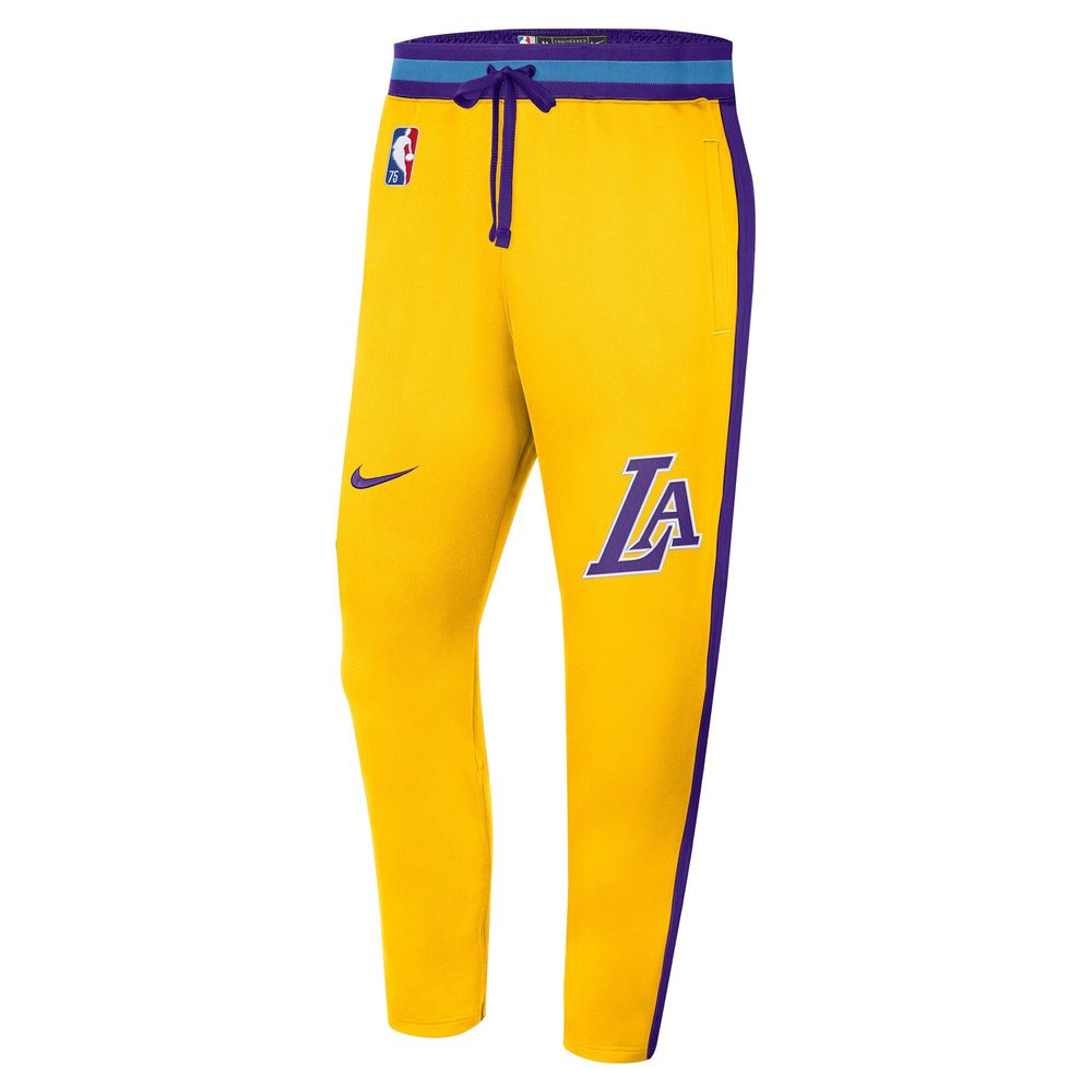 Men's Nike Gold Los Angeles Lakers 2021/22 City Edition Showtime Performance - Pants