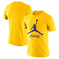 Men's Nike Gold Los Angeles Lakers Essential Jumpman T-Shirt