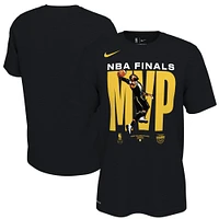 T-shirt Nike LeBron James noir pour homme des Los Angeles Lakers 2020 NBA Finals Champions MVP