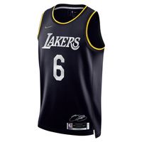 Men's Los Angeles Lakers LeBron James Nike Black 2022 Select Series MVP  Swingman Jersey