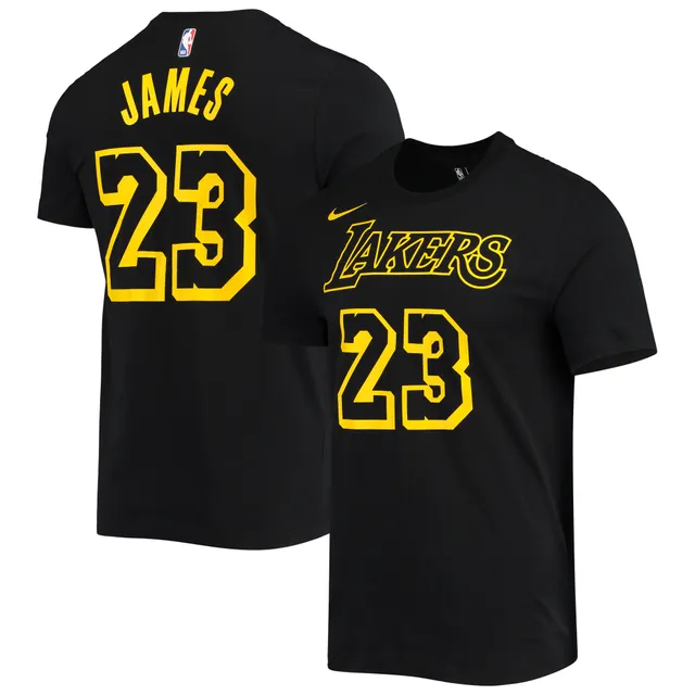 Men's Los Angeles Lakers LeBron James Nike Purple Select Series MVP Name &  Number T-Shirt