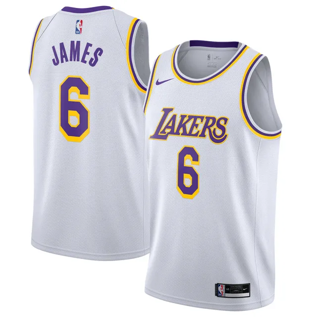 James Worthy Los Angeles Lakers Mitchell & Ness Big & Tall Hardwood  Classics Swingman Jersey - Gold