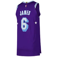 Maillot de joueur authentique Nike LeBron James violet Los Angeles Lakers pour homme - City Edition