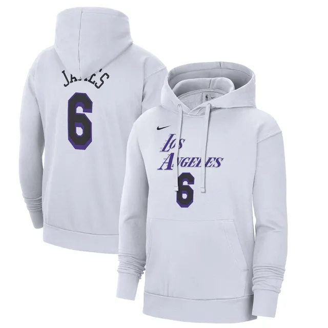 New Era Black Los Angeles Lakers 2022/23 City Edition Pullover Hoodie