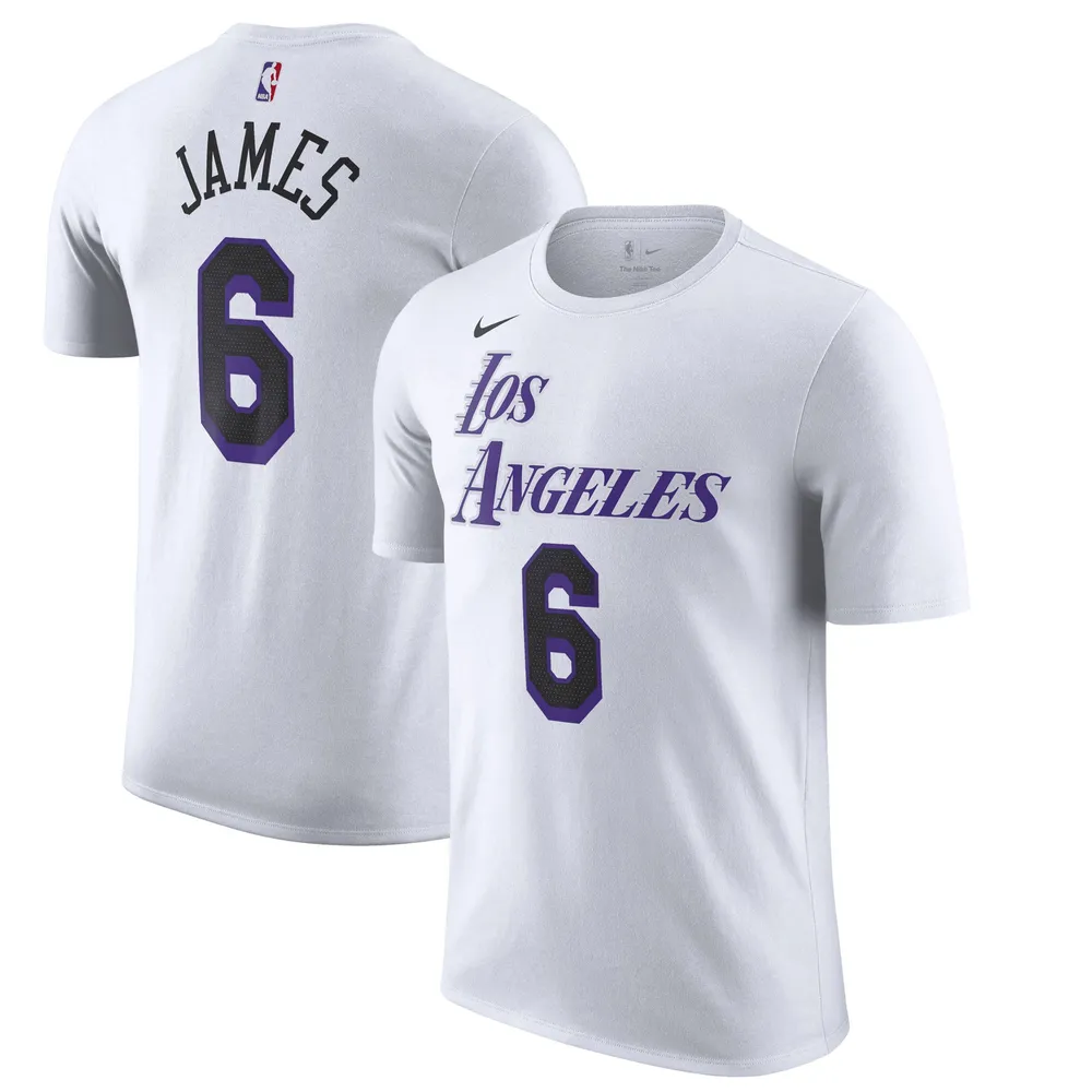 Angeles Lakers Lebron James Customize of Name White Youth Jersey