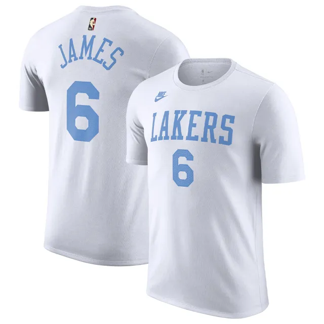Women's Fanatics Branded LeBron James Gold Los Angeles Lakers Logo  Playmaker Name & Number V-Neck T-Shirt 