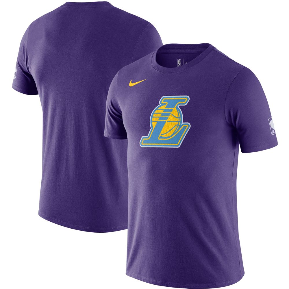 Los Angeles Lakers Nike City Edition Performance T-Shirt - Purple