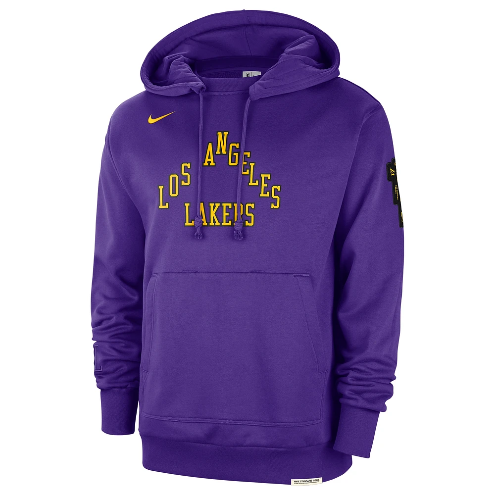 Sweat à capuche Nike violet Los Angeles Lakers 2023/24 City Edition Courtside Standard Issue pour homme