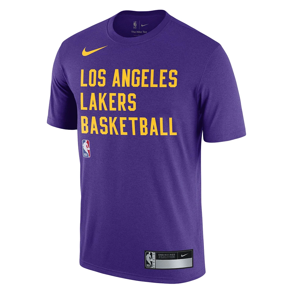 Men's Nike Purple Los Angeles Lakers 2023/24 Sideline Legend Performance Practice T-Shirt