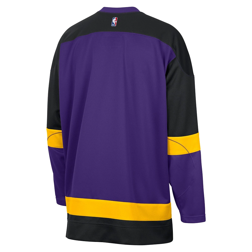 Men's Nike Purple Los Angeles Lakers 2024/25 City Edition Fashion Hockey Jersey