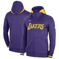 Nike Men's Nike Purple/Black Los Angeles Lakers 2021/22 City Edition  Courtside Heavyweight Fleece Full-Zip Hoodie