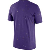 Men's Nike Purple Los Angeles Lakers Courtside Splatter T-Shirt