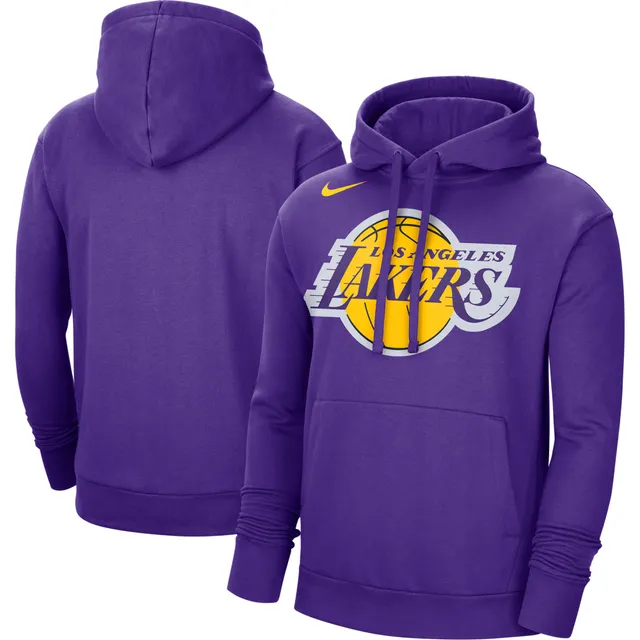 Men's Nike Purple Los Angeles Lakers Essential Fleece Pullover - Hoodie