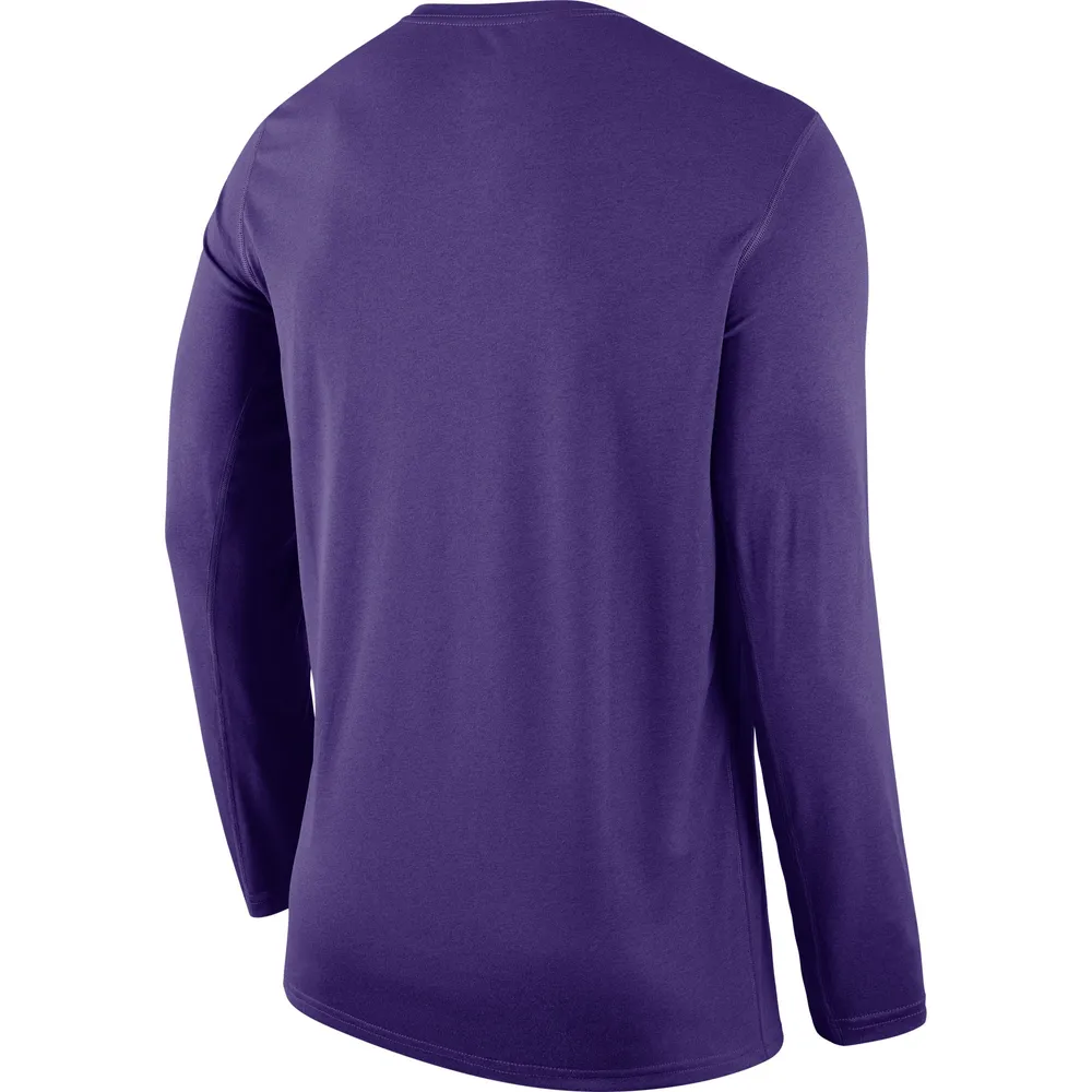 Los Angeles Lakers Nike Long Sleeve Practice T-Shirt - Black - Mens