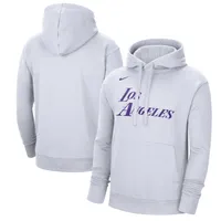 Sweat à capuche Nike Los Angeles Lakers 2022/23 City Edition Essential blanc pour homme