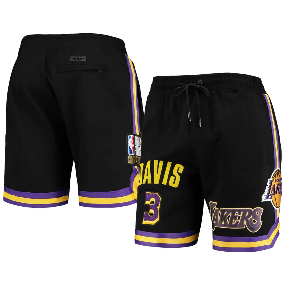 Lids Anthony Davis Los Angeles Lakers Pro Standard Player Shorts - Black