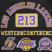 Men's Pro Standard Black Los Angeles Lakers Area Code Twill Full-Zip Jacket