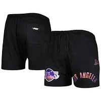 Short en maille Pro Standard Los Angeles Lakers City Scape noir pour homme