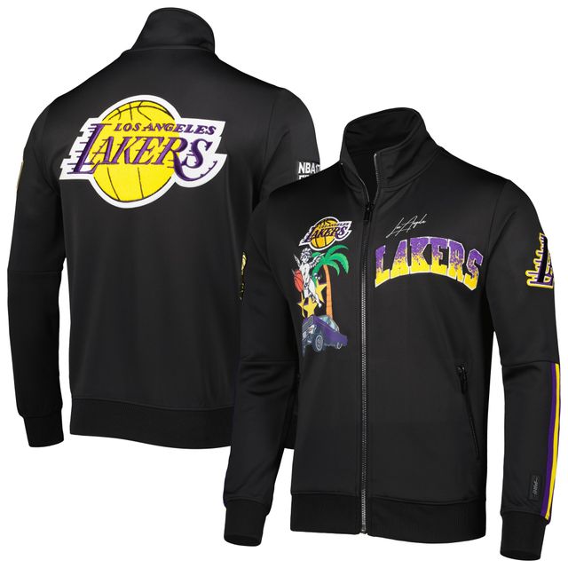 Veste de survêtement Pro Standard Los Angeles Lakers Hometown à col montant et fermeture éclair intégrale pour homme