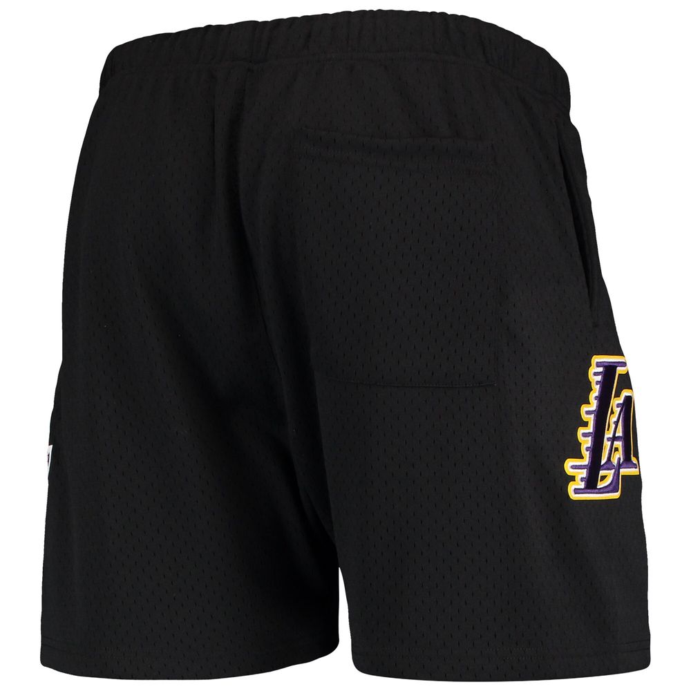 Men's Pro Standard Black Los Angeles Lakers Mesh Capsule Shorts