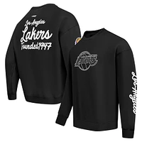 Men's Pro Standard Black Los Angeles Lakers Paint the City Pullover Sweatshirt