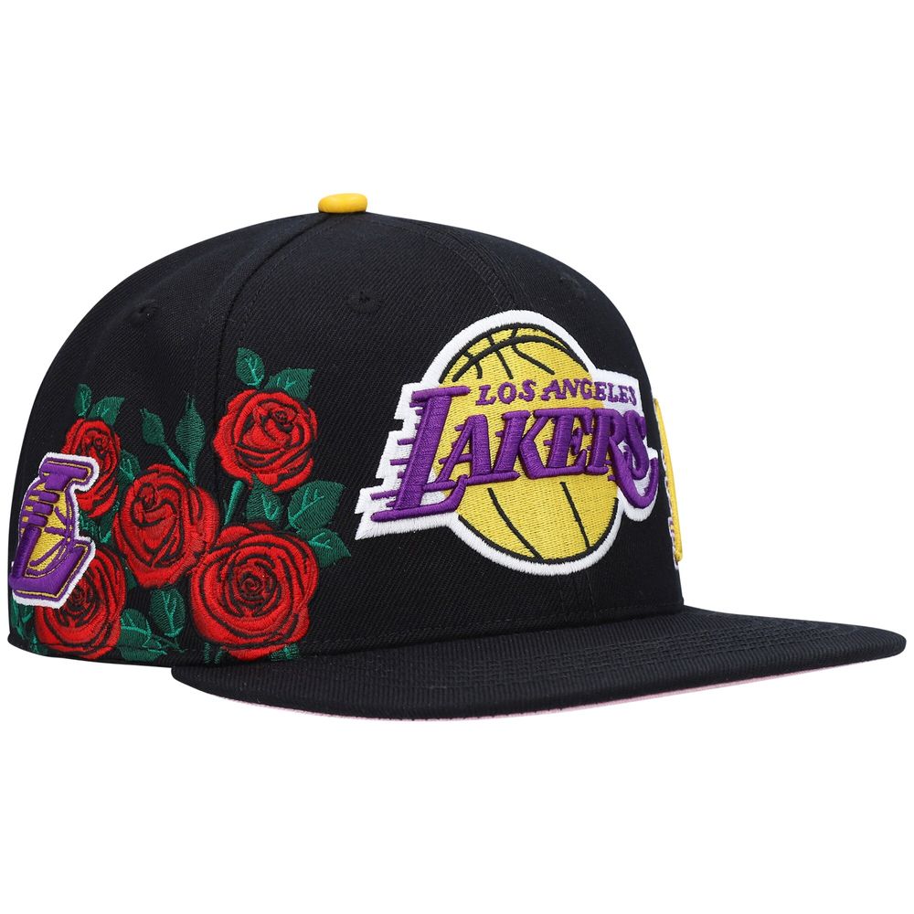 Men's Los Angeles Lakers Pro Standard Black Team Logo Snapback Hat