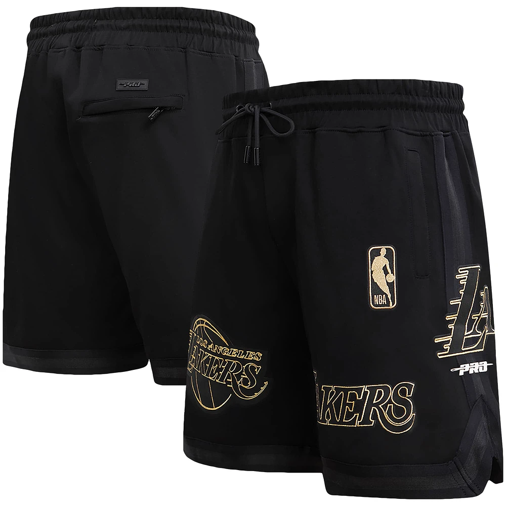 Short Pro Standard noir des Los Angeles Lakers pour hommes