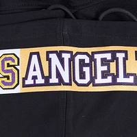 Sweat à capuche logo fendu Pro Standard pour homme, noir, Los Angeles Lakers