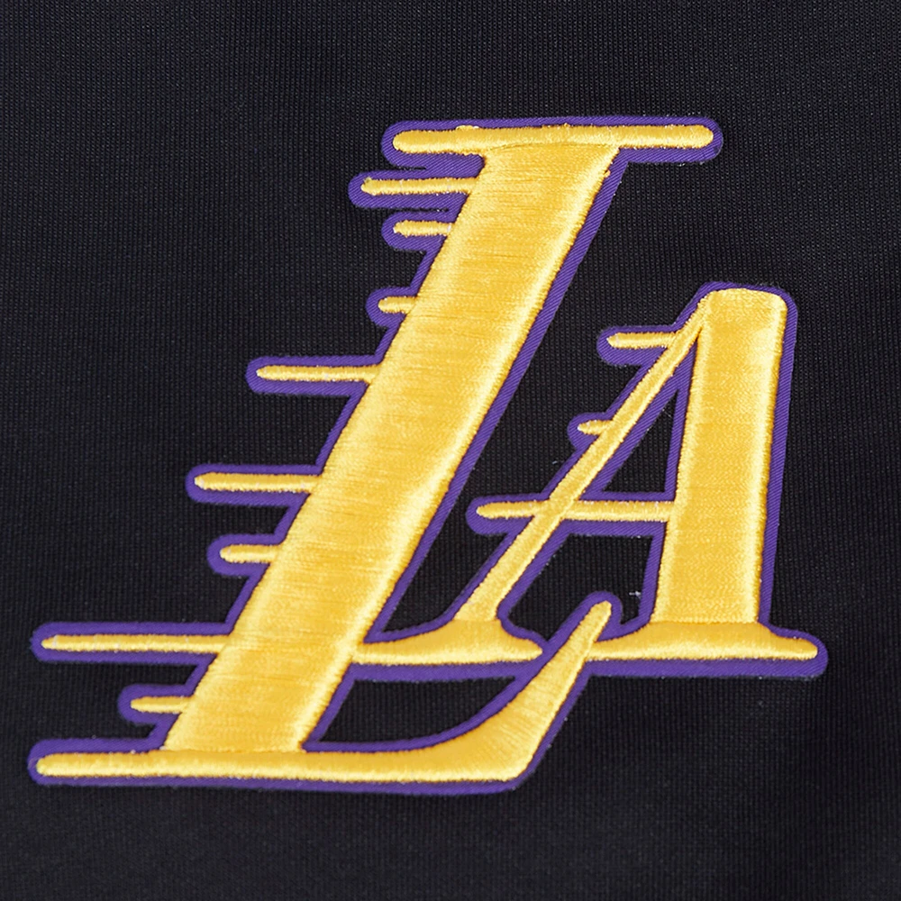 Sweat à capuche logo fendu Pro Standard pour homme, noir, Los Angeles Lakers