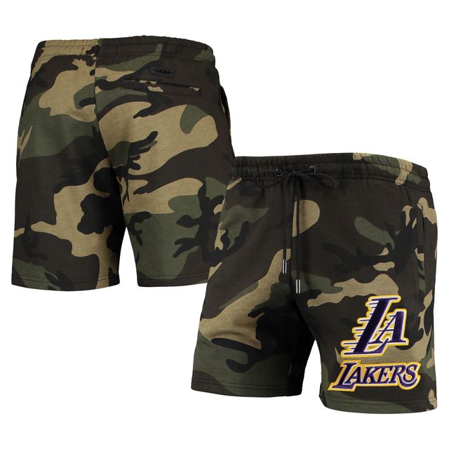 Short d'équipe Pro Standard Camo Los Angeles Lakers pour homme