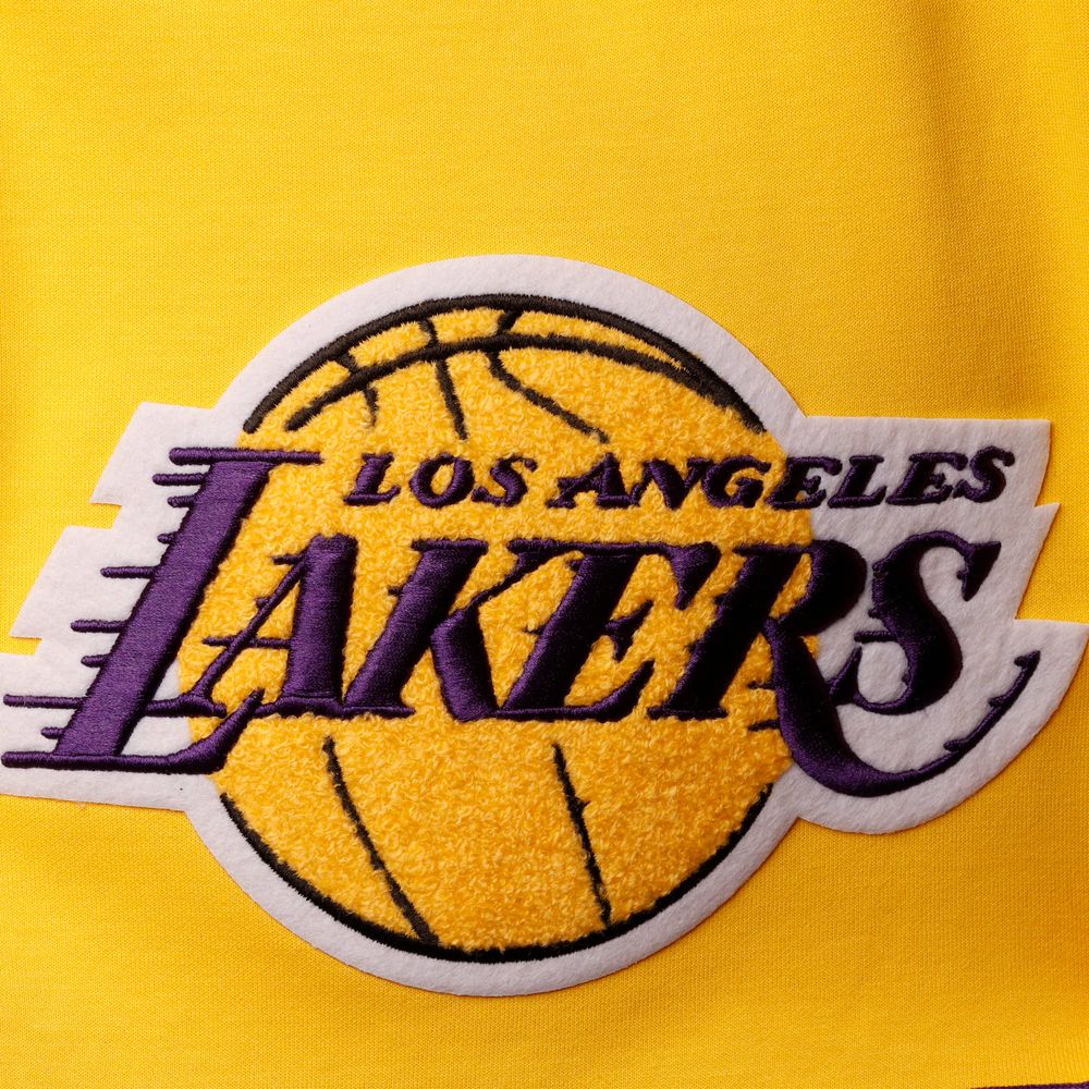 Men's Pro Standard Gold Los Angeles Lakers Chenille Shorts