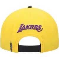 Pro Standard Los Angeles Lakers LA Logo Yellow Snapback Hat