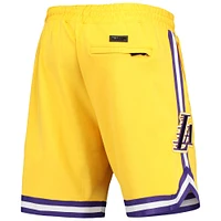 Men's Pro Standard LeBron James Gold Los Angeles Lakers Player Replica Shorts