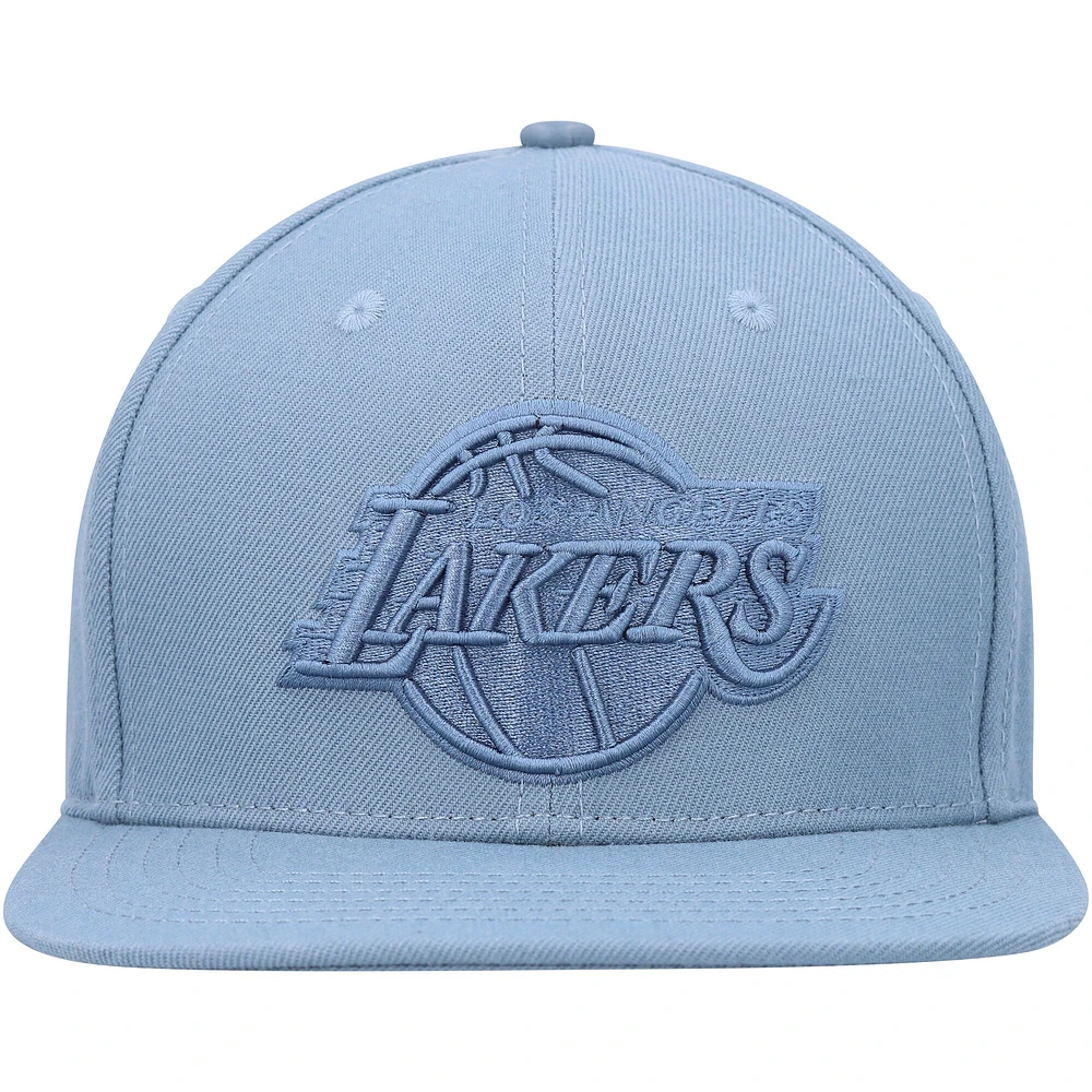 Casquette Snapback ton sur ton Pro Standard bleue des Los Angeles Lakers pour hommes