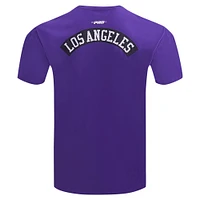 T-shirt violet à épaules tombantes Pro Standard des Lakers de Los Angeles Made To Play pour hommes