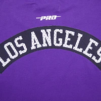 T-shirt violet à épaules tombantes Pro Standard des Lakers de Los Angeles Made To Play pour hommes