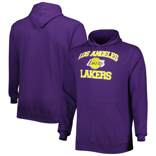 Sweat à capuche Los Angeles Lakers Big & Tall Heart Soul violet pour homme