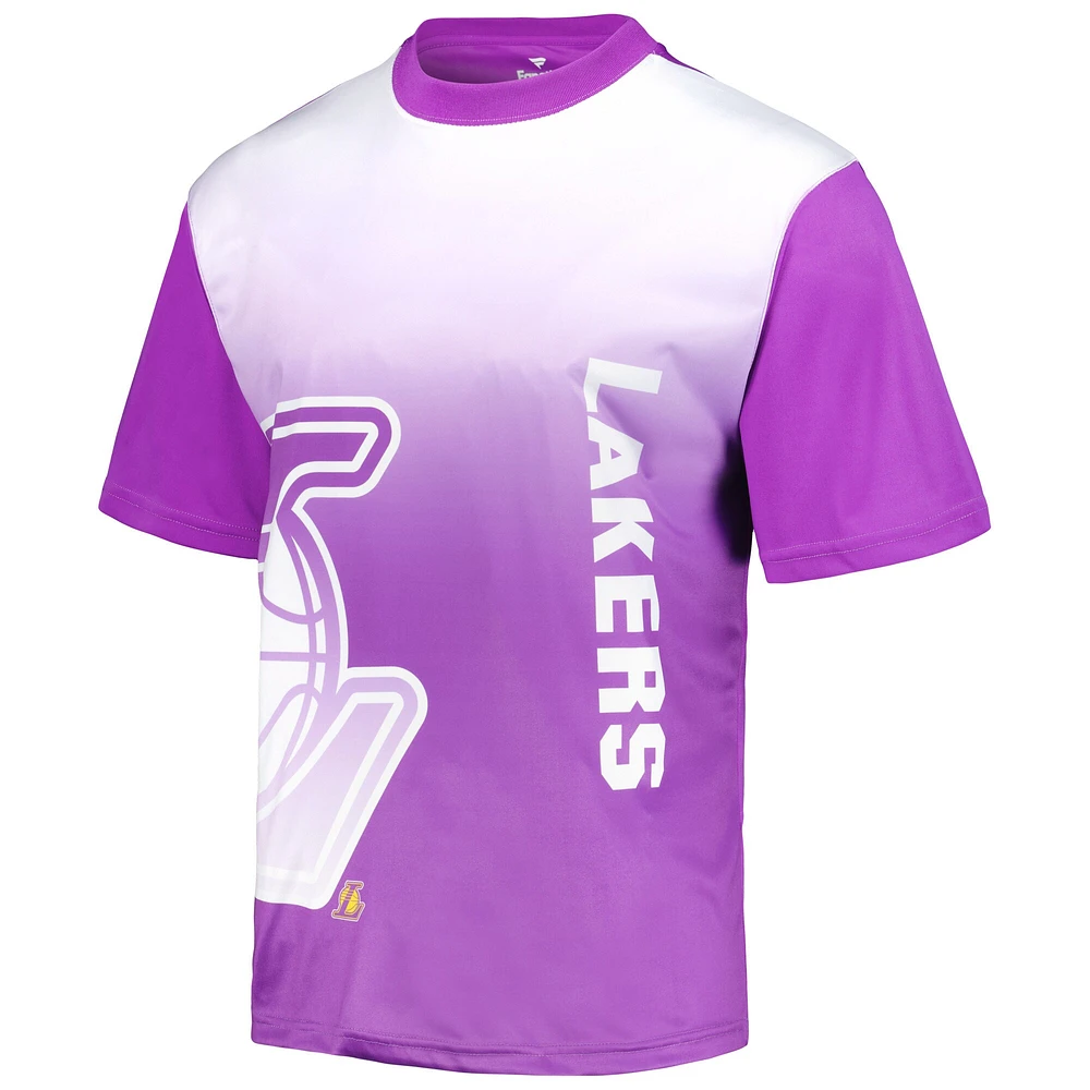 T-shirt violet sublimé Los Angeles Lakers pour homme