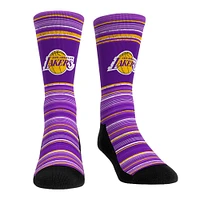 Men's Rock Em Socks Los Angeles Lakers Primary Crew & Boxer Briefs Combo Pack