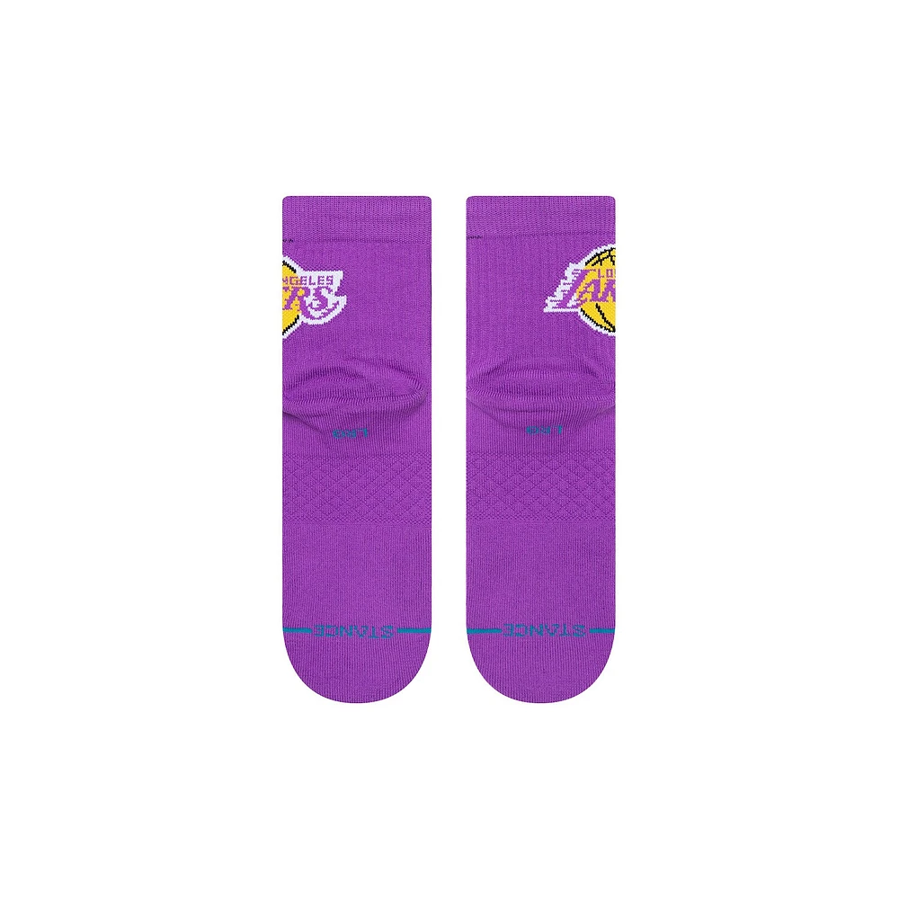 Chaussettes Stance Los Angeles Lakers Logo Quarter pour homme