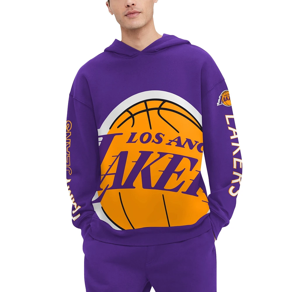 Sweat à capuche violet Tommy Jeans pour hommes des Los Angeles Lakers Kenny