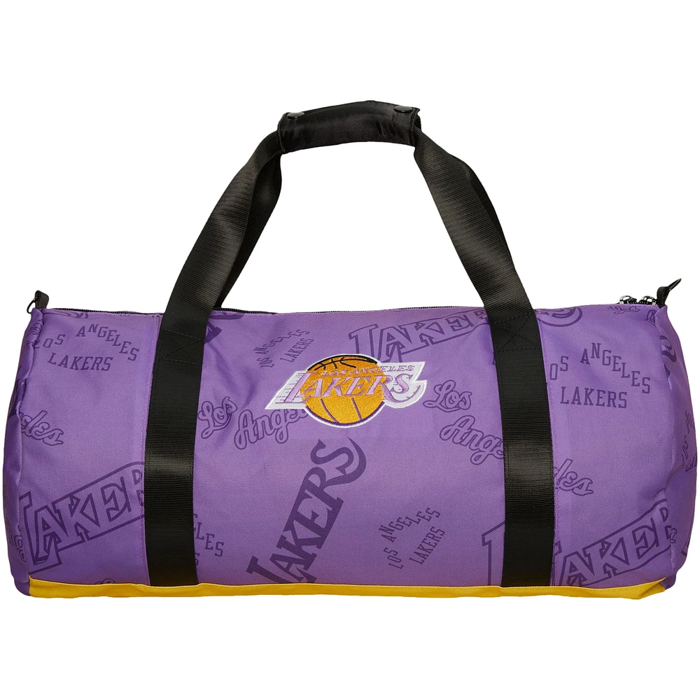 Mitchell & Ness Los Angeles Lakers Team Logo Duffle Bag