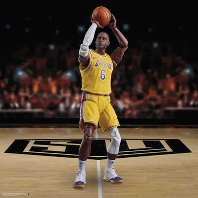  NBA Supersports Figure - Lebron James (Lakers) : Sports &  Outdoors
