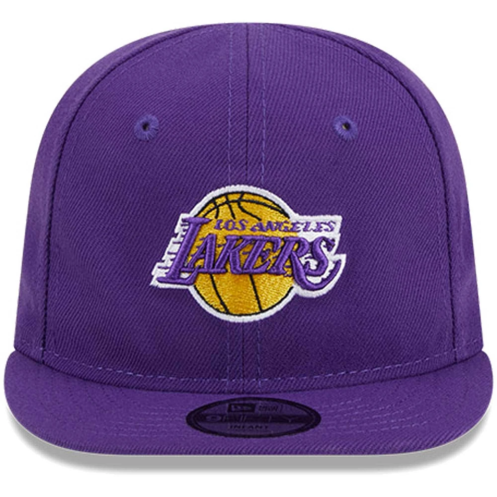 Newborn & Infant New Era Purple Los Angeles Lakers My First 9FIFTY Adjustable Hat