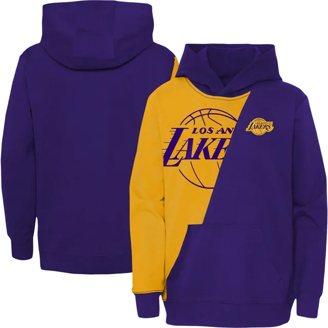 Men's Los Angeles Lakers Antigua Heather Gray Team Logo Victory Pullover  Hoodie