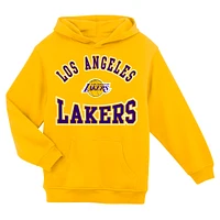 Preschool Gold Los Angeles Lakers Home Town Pullover Fleece Hoodie