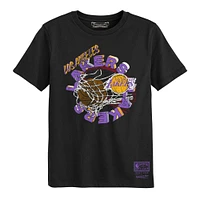 Preschool Mitchell & Ness Black Los Angeles Lakers The Net T-Shirt