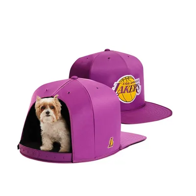 Los Angeles Lakers Small Pet Nap Cap Dog Bed - Purple