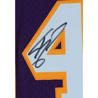 Shaquille O'Neal Los Angeles Autographed Mitchell & Ness Hardwood Classic Swingman 1996-1997 Purple Replica Jersey